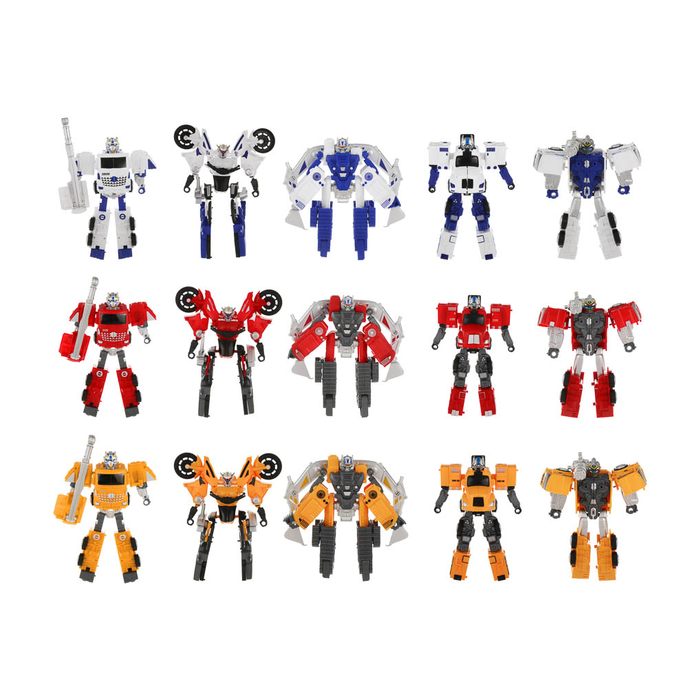 ИГРОЛЕНД Робот трансформирующийся "Городская техника", ABS, 15 дизайнов, 17,7х7х25 см - #3