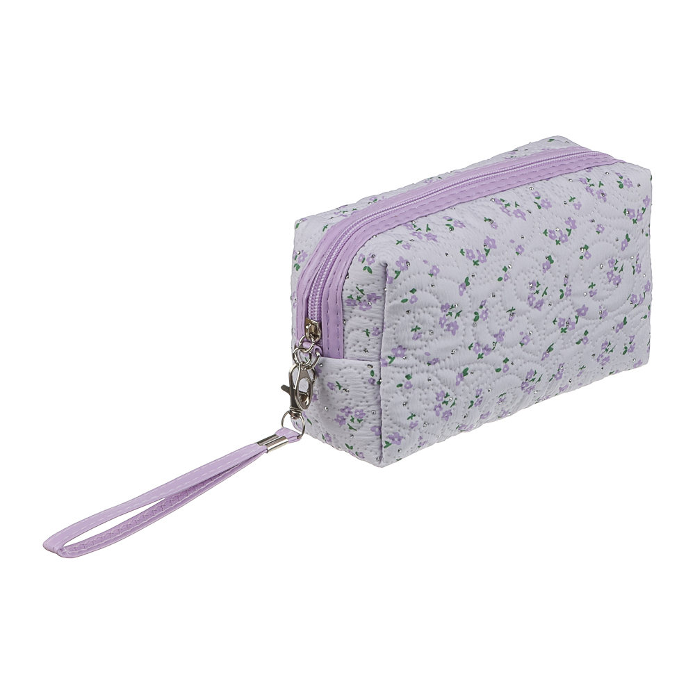 Косметичка прямоугольная тм ЮL Мильфлёр, 100% полиэстер, 18x10x7,5 см,  3 цвета - #12