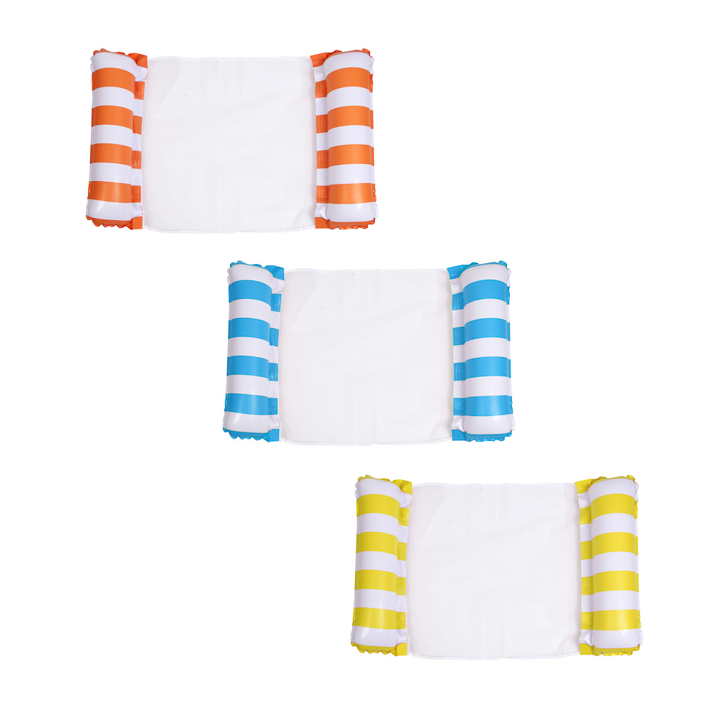 Гамак надувной для плавания "Яркое лето", тм BY SPORT, 125х69 см, ПВХ, 0.18мм, 3 цвета - #1