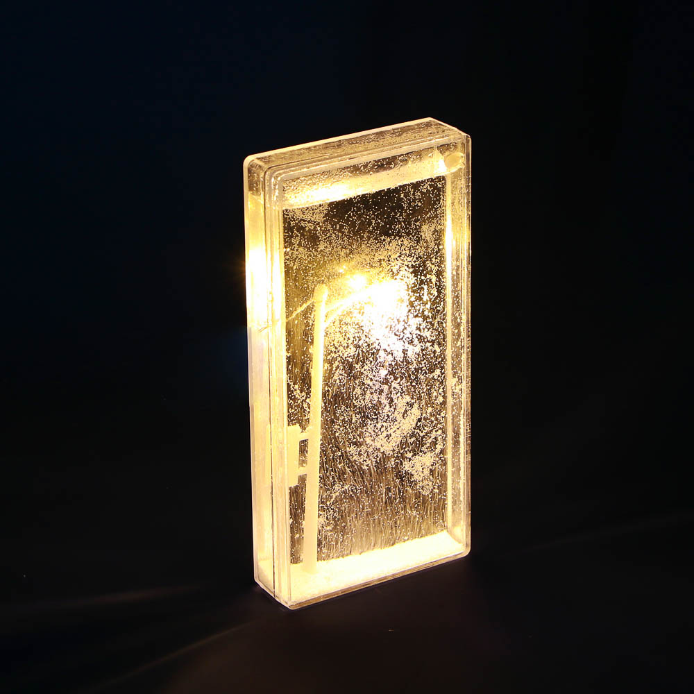 Ночник "Фонарь со снегом", 7,5х15,5х2 см, пластик, 3хLR44 - #1