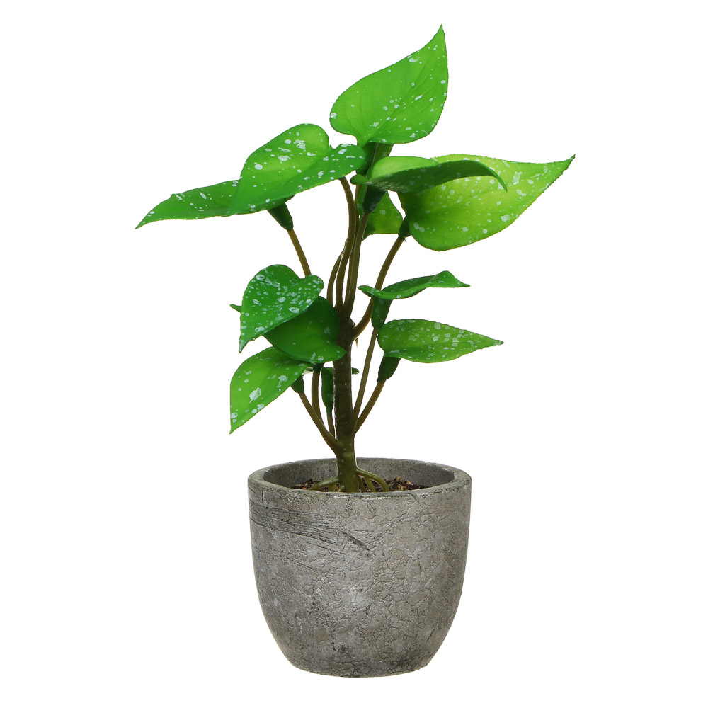 LADECOR Цветок искусственный в кашпо, 6х15 см, целлюлоза, PU, пластик, 2 дизайна - #3