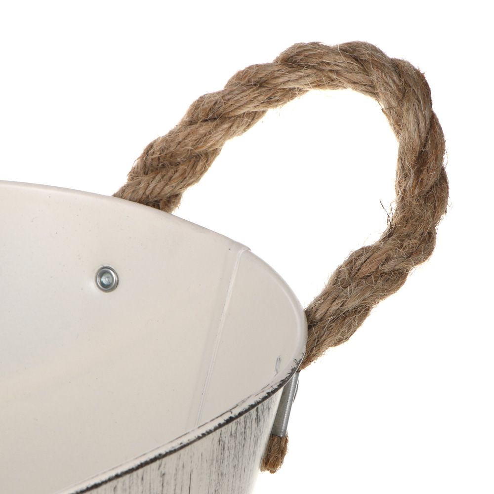 Кашпо тм INBLOOM, 26х10см, металл - #2