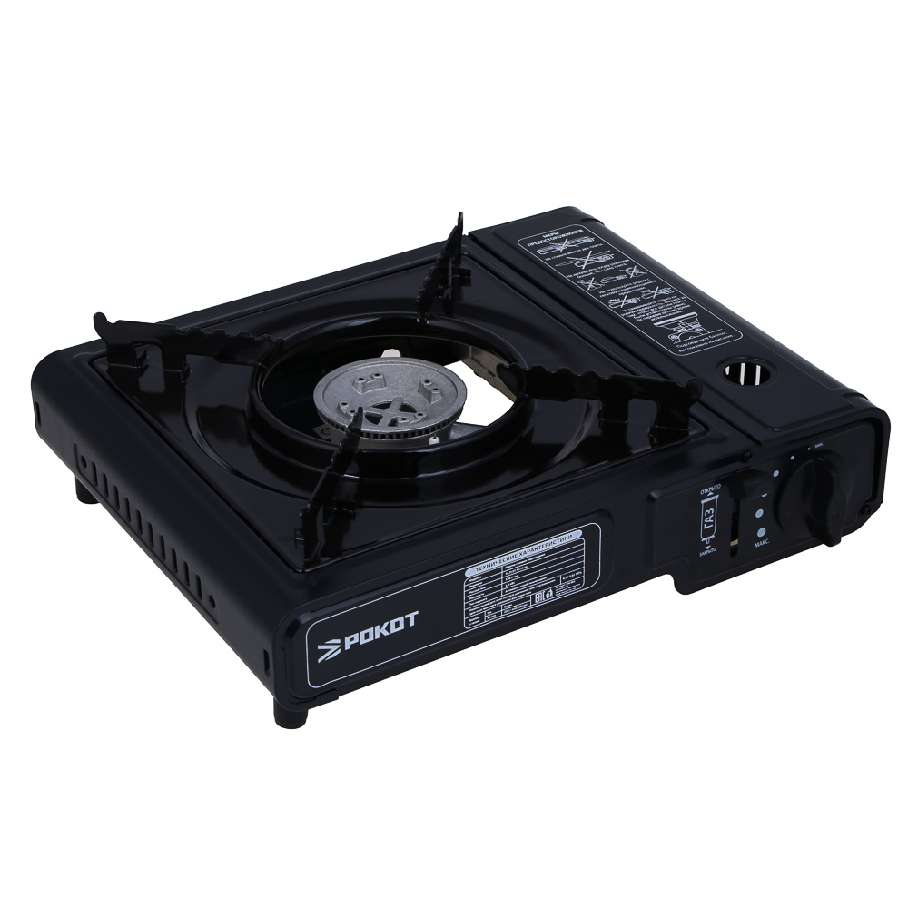 РОКОТ Плитка газовая к бал. с цанговым захватом портатив., в кейсе, 32,2х27,1х7,5см, металл, пластик - #1