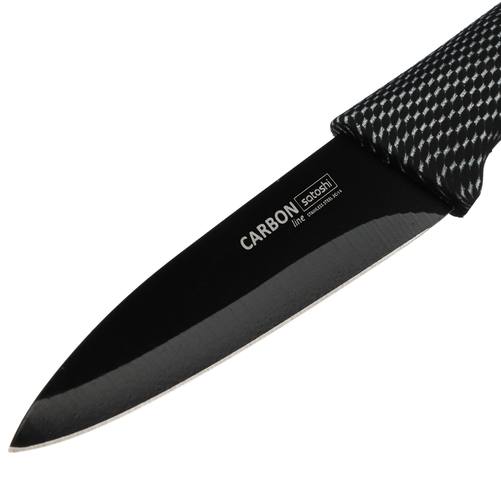 Нож кухонный овощной SATOSHI "Карбон", 9 см - #2