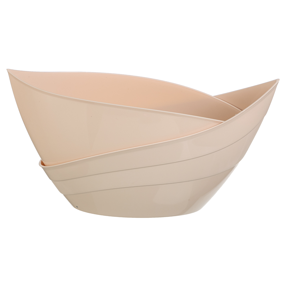 Кашпо "Гармония" 1,5л, полипропилен, пудровый - #2