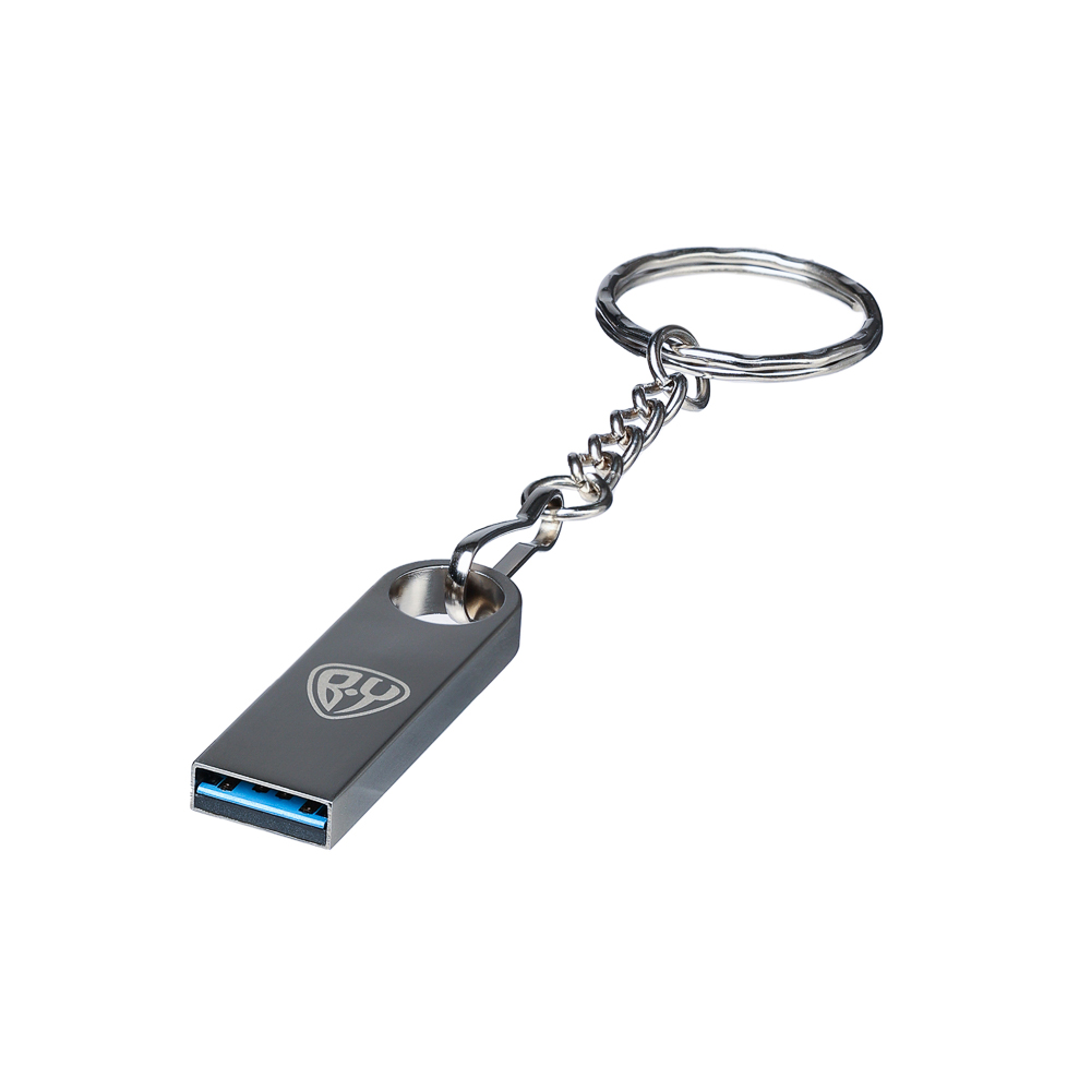 BY Флеш-карта памяти USB3.0 128Gb, брелок, металл - #5