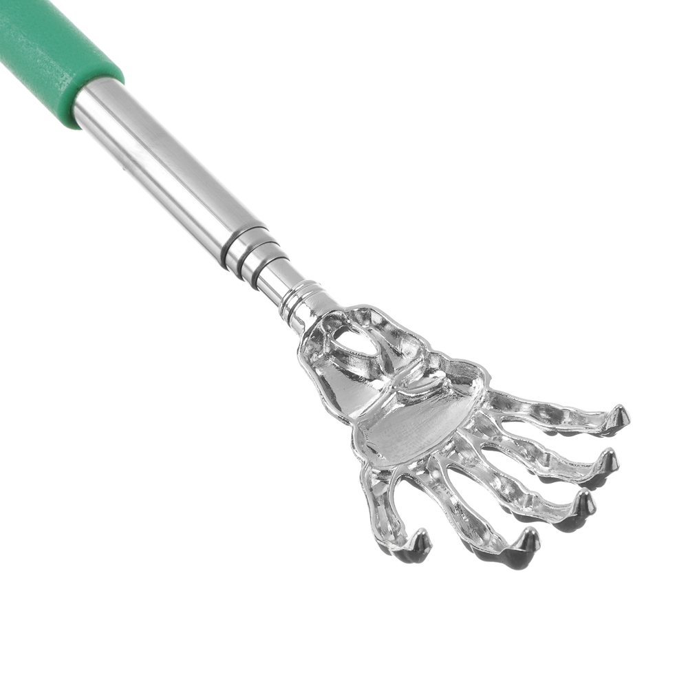 Чесалка для спины раздвижная металлическая 21-60см черная - #8