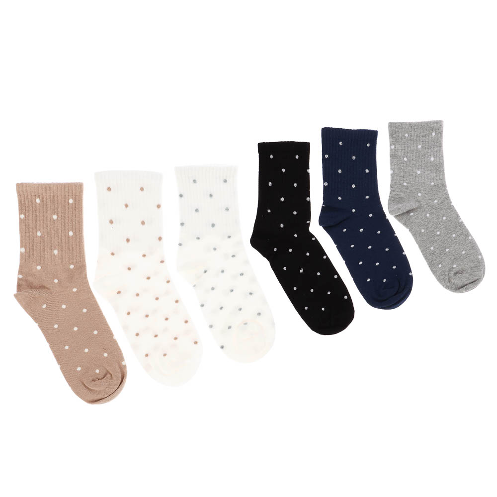 Носки женские классические, 78% хл, 20% спандекс, 2% латекс, р. 36-39, R136 - #4