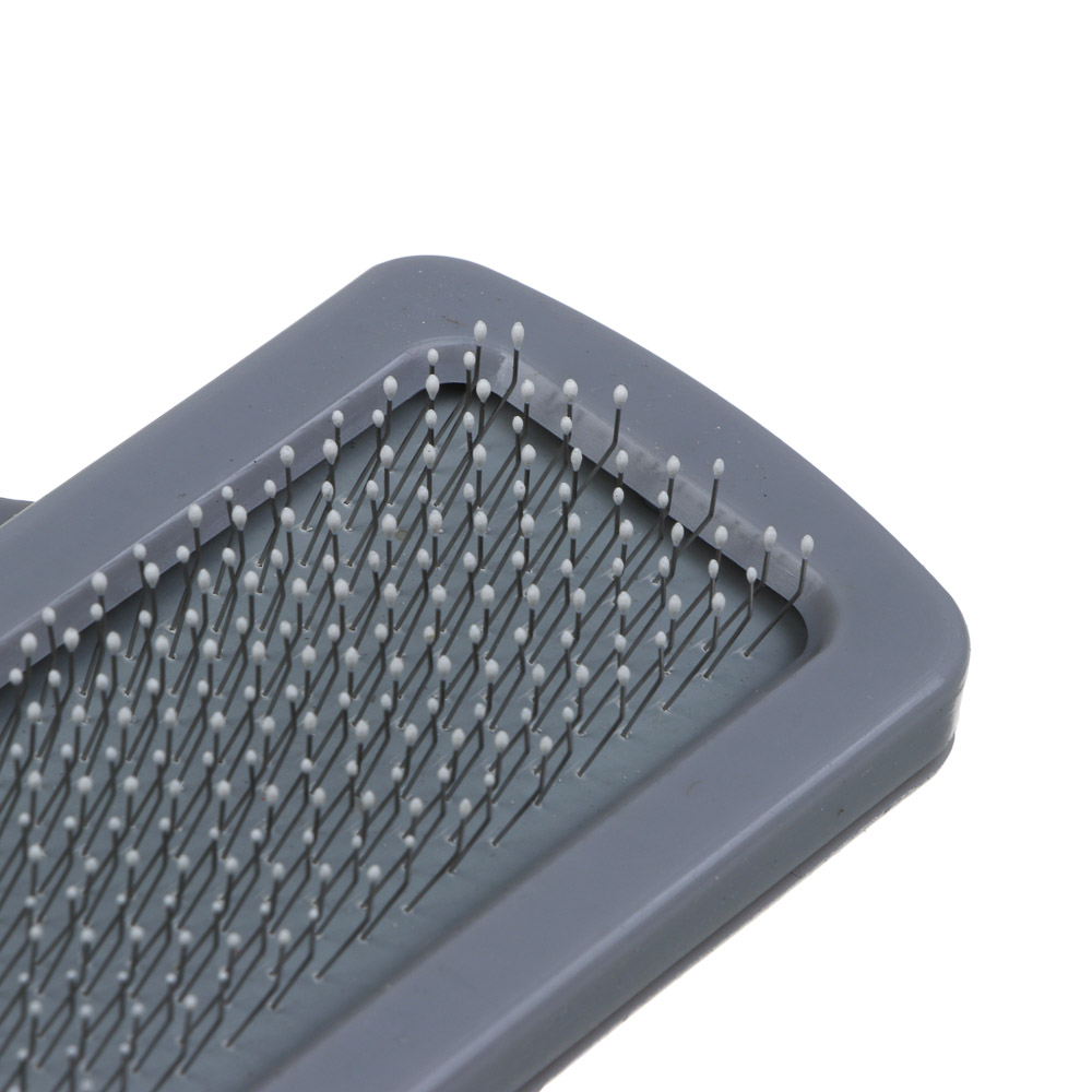 VETTA Щетка для домашних животных, бензол, нержавеющая сталь, резина, 14x9,5 см - #3