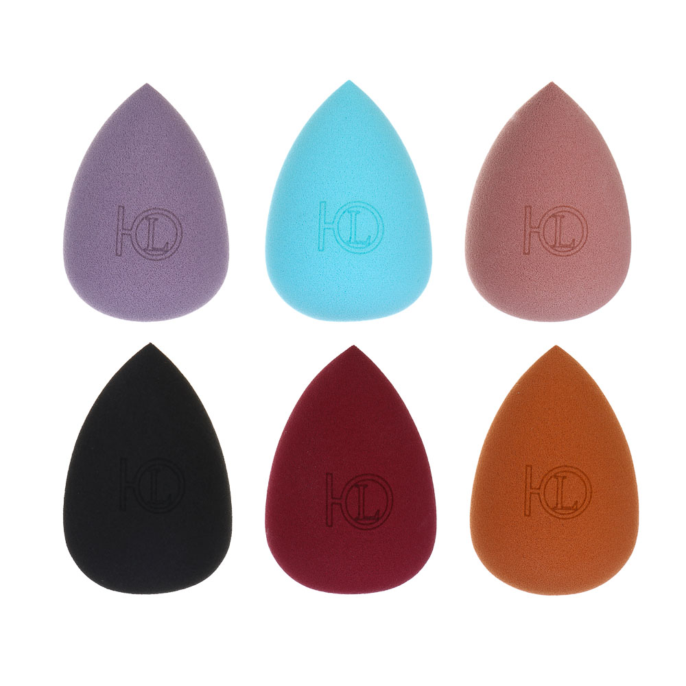 Спонж для нанесения тональной основы тм ЮНИLOOK, латекс, 4,5x3/3,5см, 3-6 цветов - #1