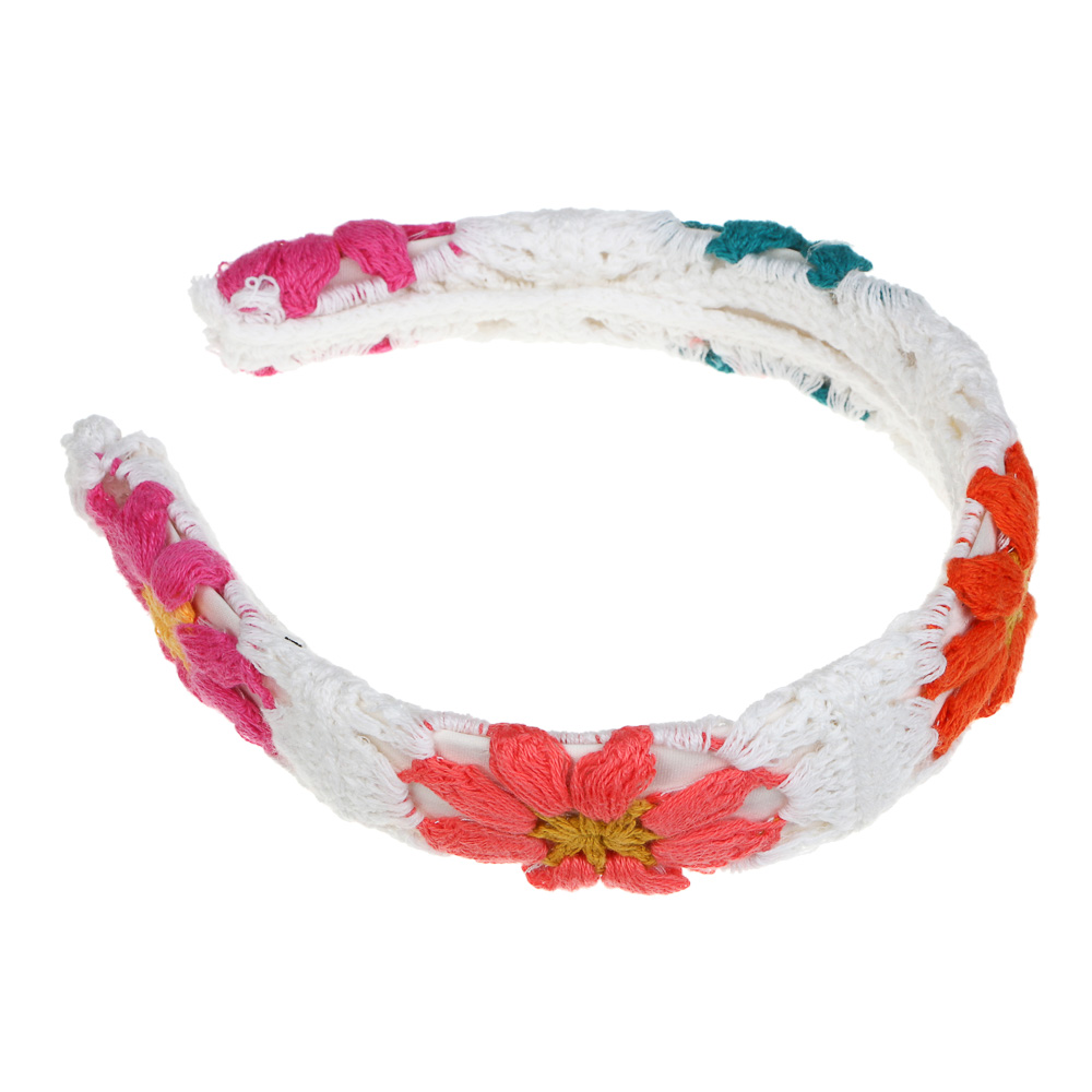 ЮНИLOOK Ободок для волос, 3,5см, полиэстер, пластик, 3 дизайна - #5