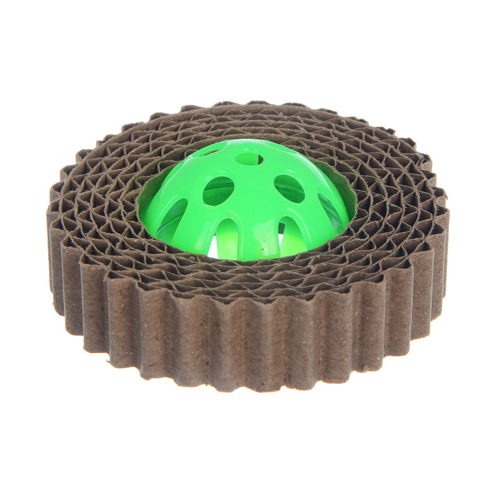 Игрушка для кошек тм VETTA, Сатурн, картон, пластик, 8см - #2