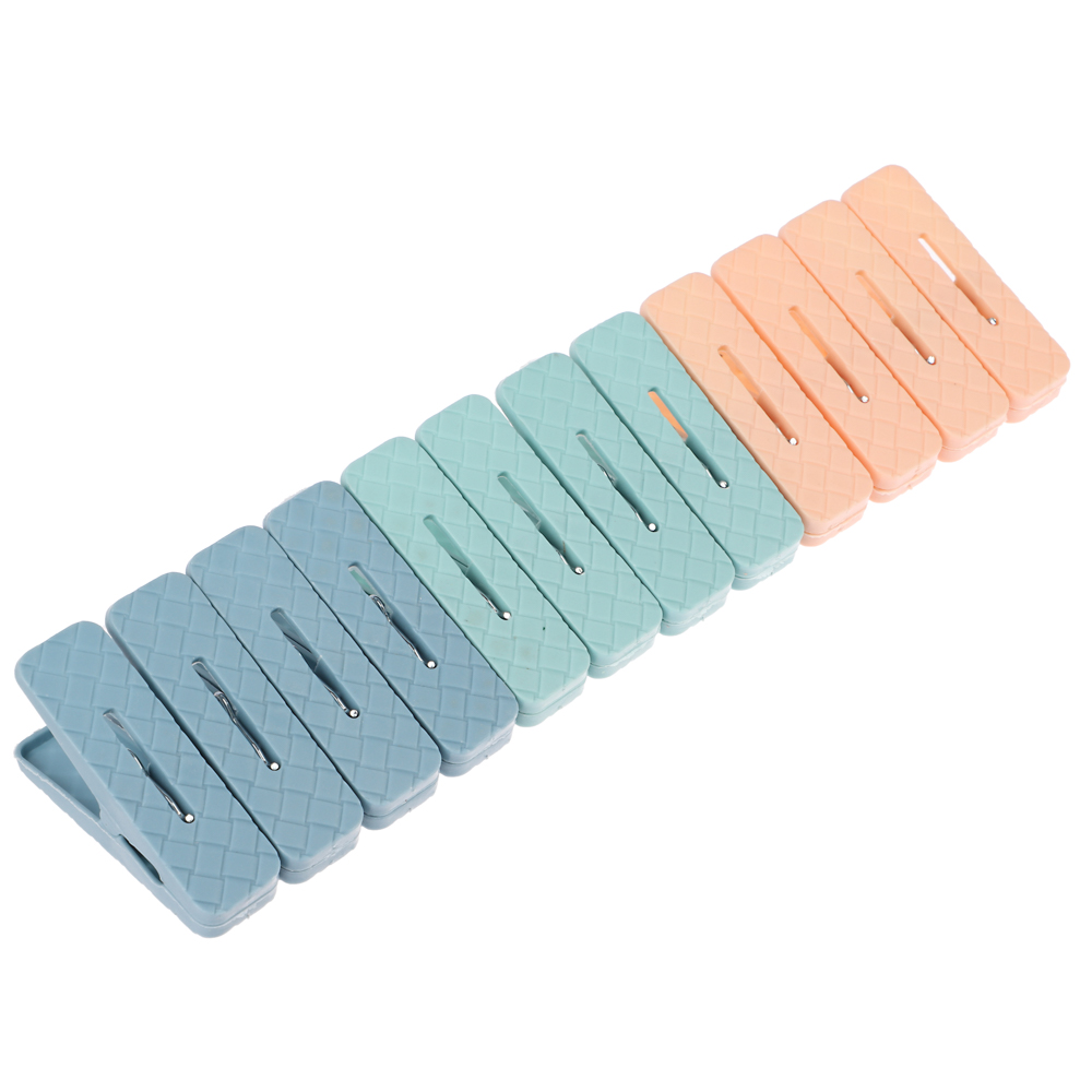 VETTA Набор прищепок 12 шт, пластик, 2 дизайна - #2