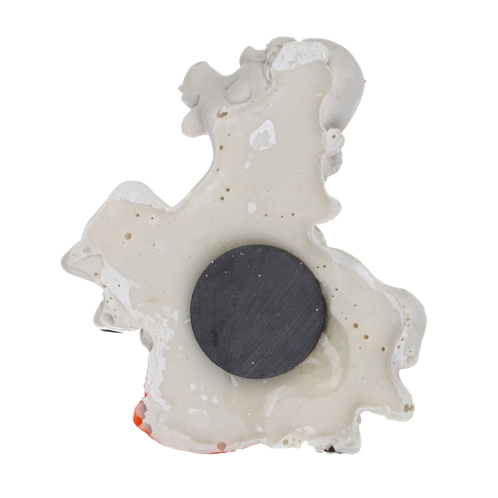 СНОУ БУМ Магнит лошадь 6.5x7 см, полистоун, 4 дизайна - #4