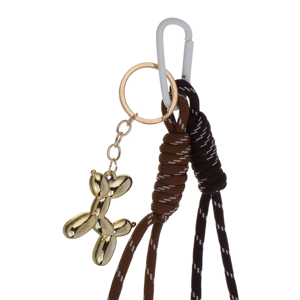 Подвеска брелок шнур паракорд 2 шт и шарм игрушка тм ЮL, ПУ, нейлон, металл, 2 дизайна - #5