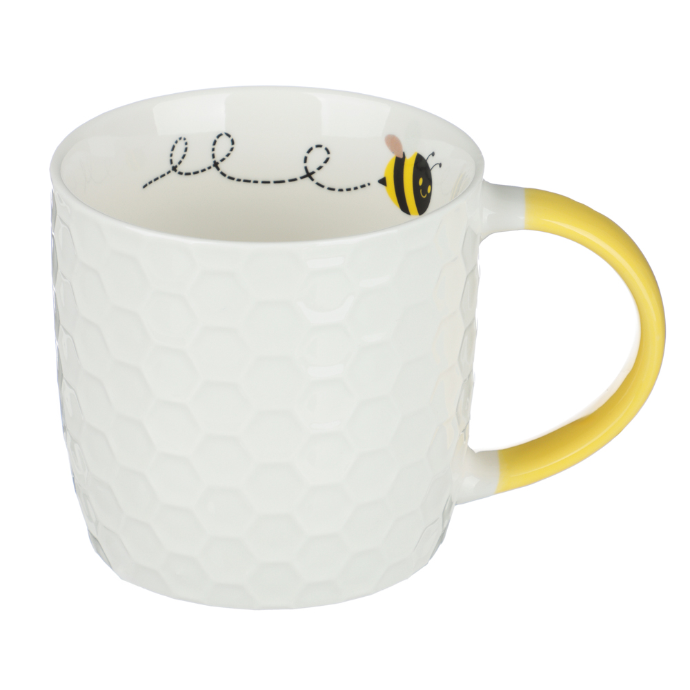 Кружка Пчелки тм MILLIMI 355мл, 4 дизайна , фарфор - #2