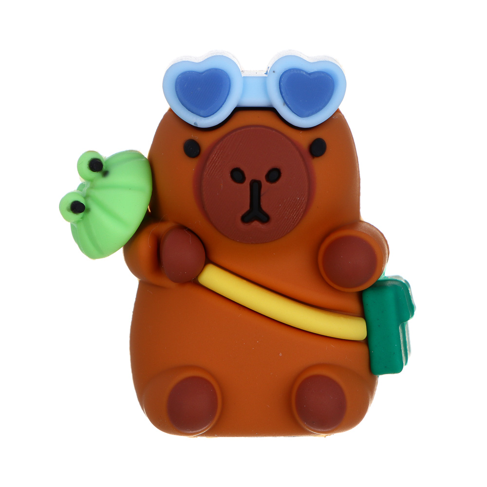 Точилка фигурная "Капибара", 3,7х2,7х2,5см, 1 отверстие, PVC, 2 дизайна - #2