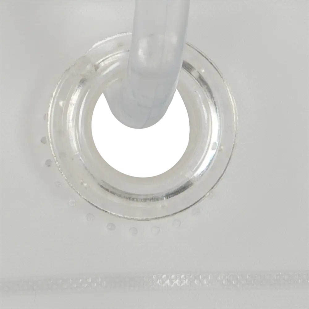 Штора для ванной 180x180см BRANCH, белый/серебро, ПЕВА, SWC-55-21 - #3