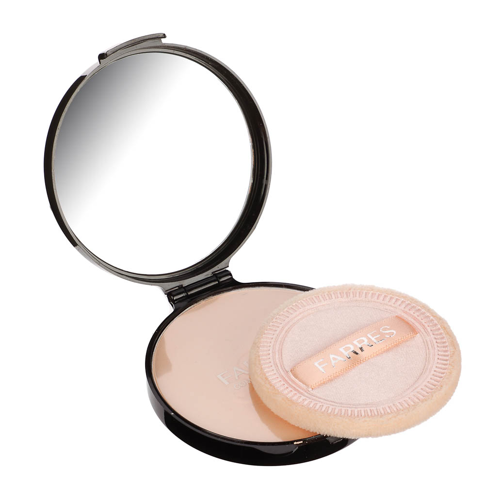 Пудра для лица, шелковая, тм Farres, 13,5 г - #1