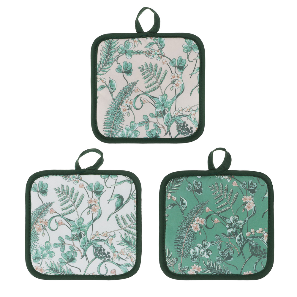 PROVANCE Мосс Прихватка 17х17 см цветы, 100% полиэстер, 3 дизайна - #2