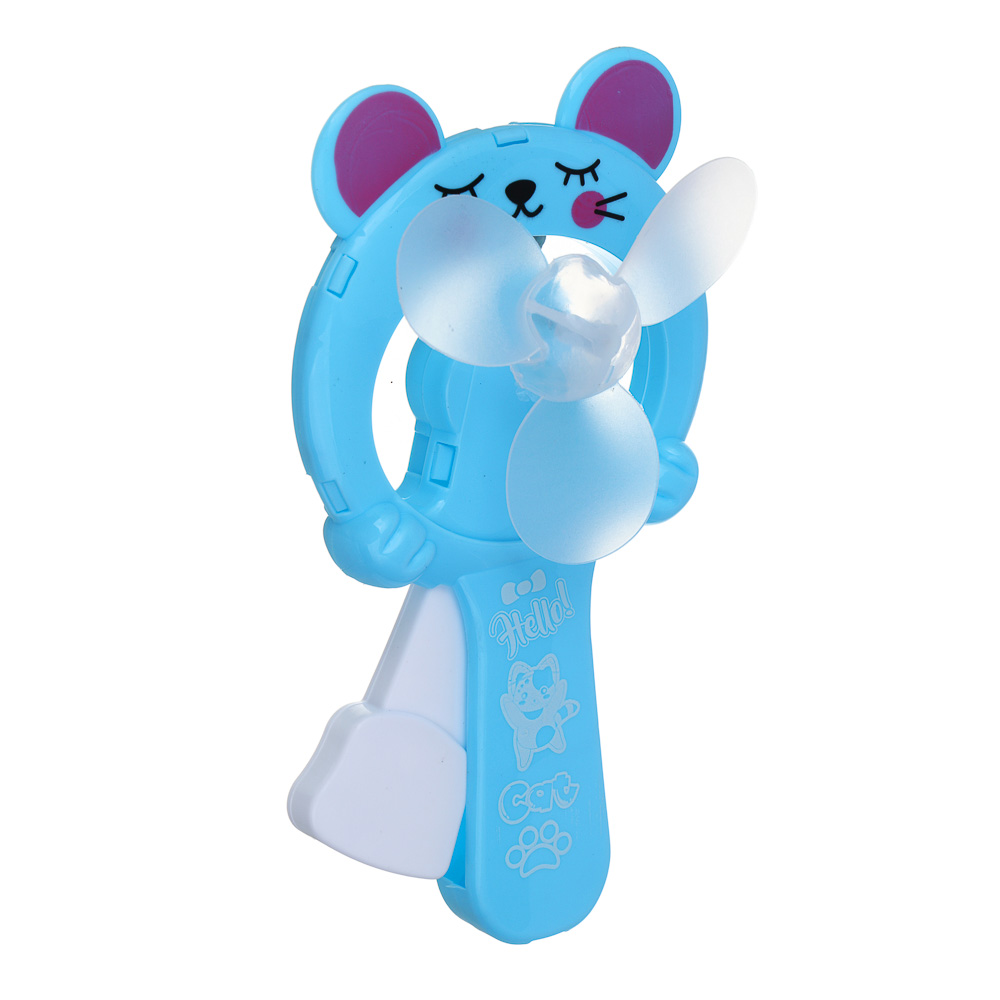 ИГРОЛЕНД Вентилятор с игрушкой механический, ABS, h18см, 9,5х18х2см, 3 дизайна - #3