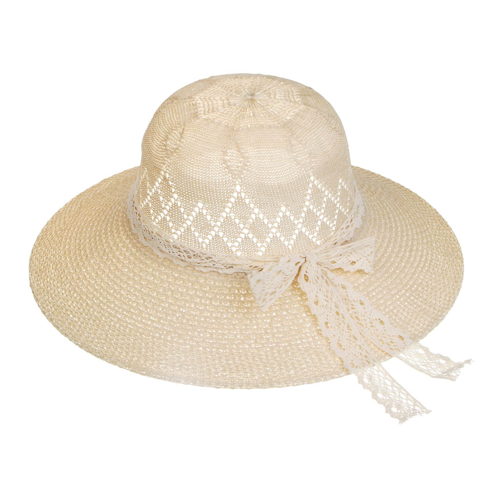 Шляпа женская, р.58, тм GALANTE, 100% полиэстер, бежевая - #3