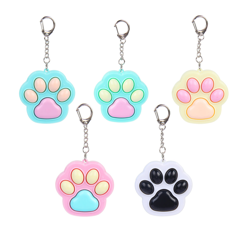 ИГРОЛЕНД Брелок с игрушкой антистресс "Лапка с кнопочками", ABS, 6х6см, 5 дизайнов - #2