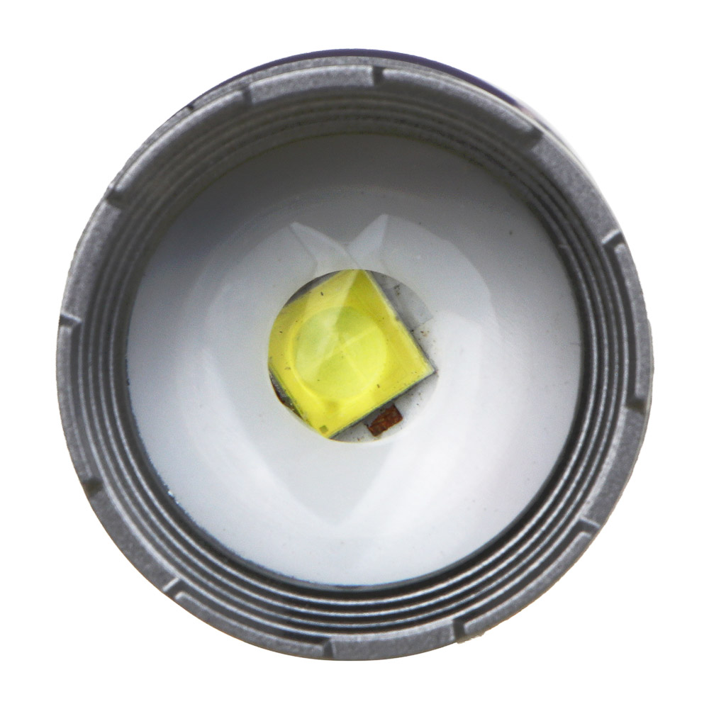 ЕРМАК Фонарь LED СОВ, 7 режимов, 1200 мАч, 175х34 мм, карабин, фокусировка, рассеиватель - #4