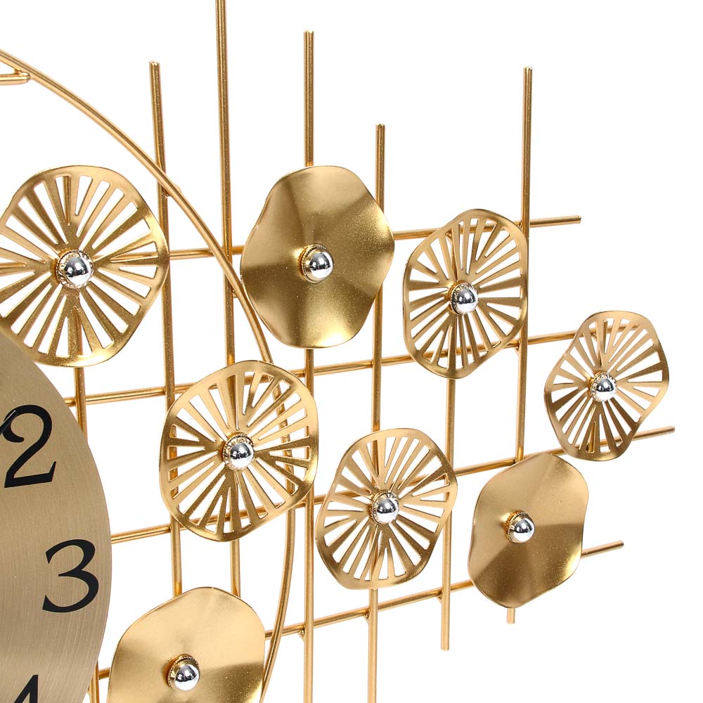 Часы настенные Ladecor chrono, с золотым декором - #3