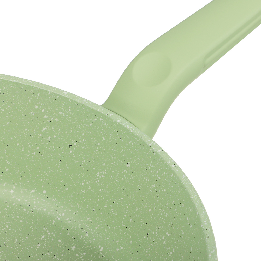 SATOSHI Эмери Набор 4 пр., сотейник 28см, кастрюля+крышка 20см, а/п покр, индукц, бамб. лоп., 3 цв. - #6