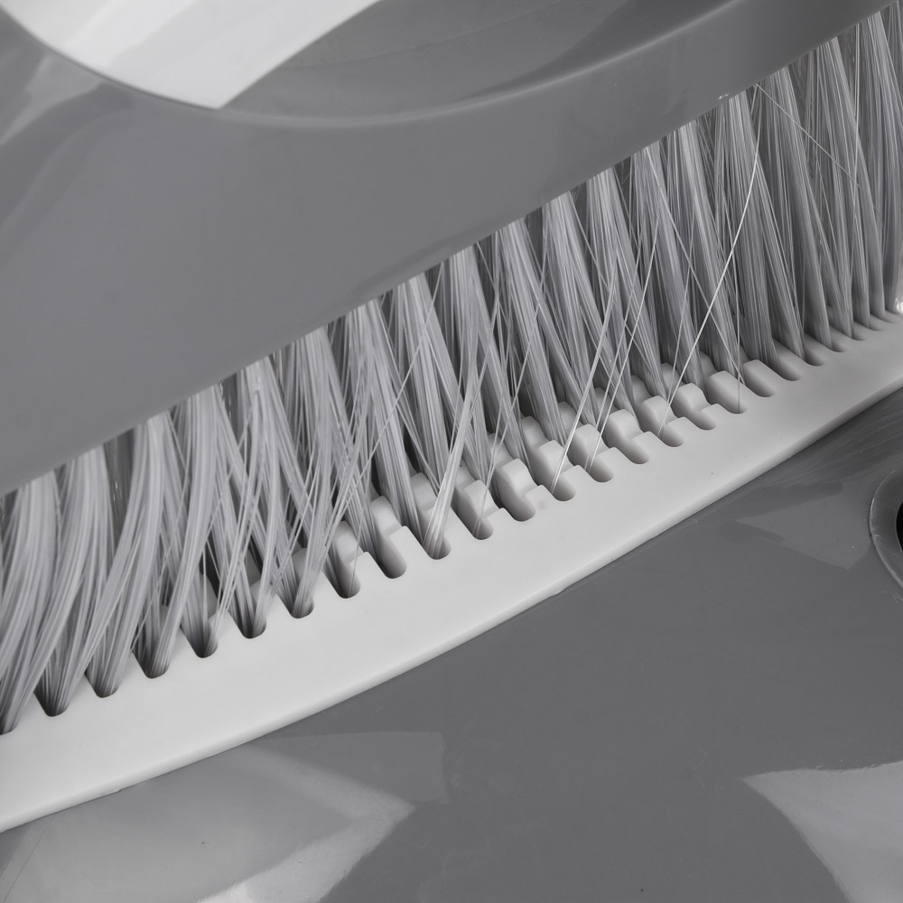 Набор для уборки с щеткой и совком тм VETTA Премиум Грей, пластик, металл - #7