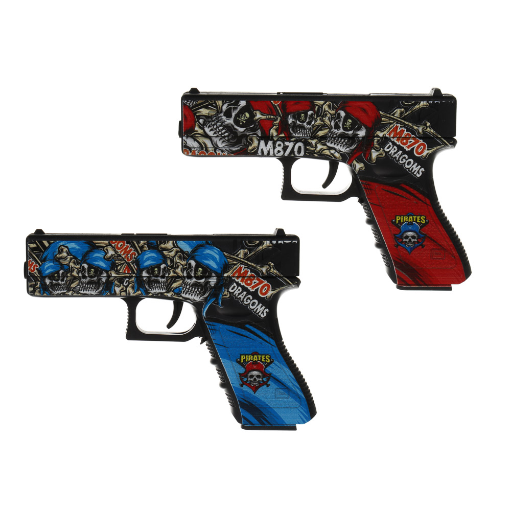 ИГРОЛЕНД Пистолет "Спецагент", гидрогелевые пули, PP, 20х14х4 см, 2 дизайна - #2