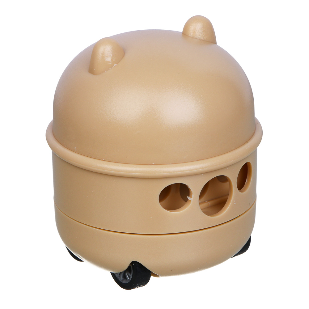 Точилка с контейнером "Капибара", на механических колесиках, 2 дизайна, шоу-бокс - #4