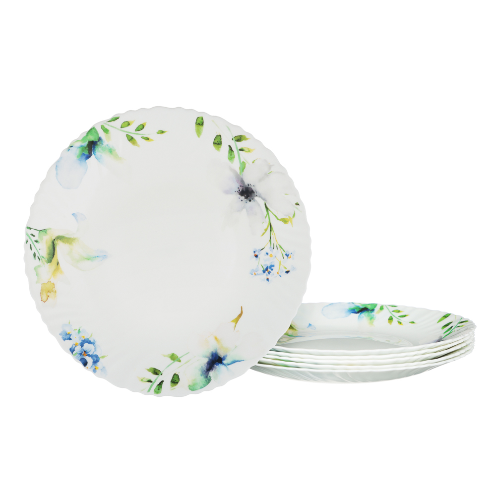 MILLIMI Шабер Набор столовой посуды 19 пр., опаловое стекло - #7