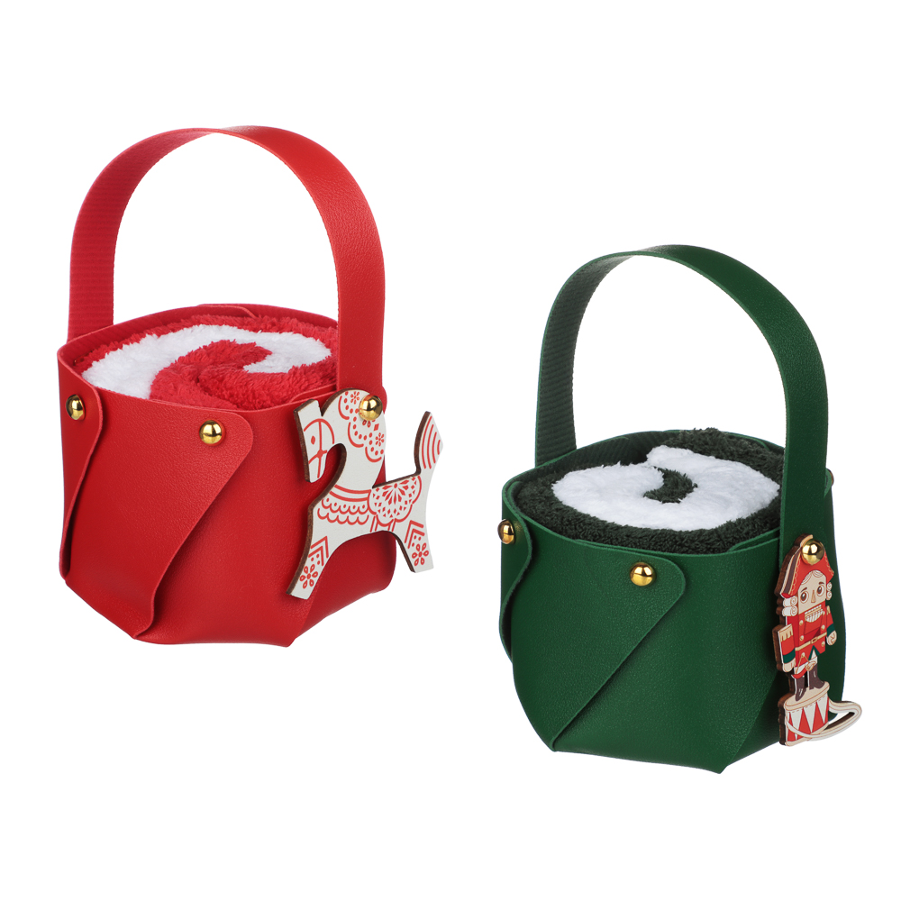 PROVANCE Щелкунчик Комплект салфеток 2шт в сумке, 30х30см, 85% полиэстер, 15% полиамид, 2 дизайна - #1