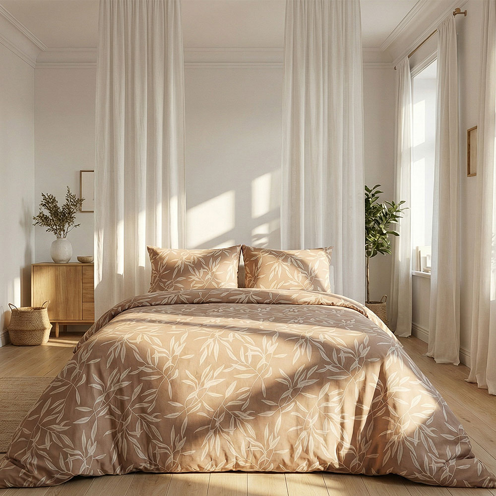 PROVANCE Мосс Комплект постельного белья 1,5 (4 предмета), микросатин, 100% полиэстер, 2 дизайна - #16