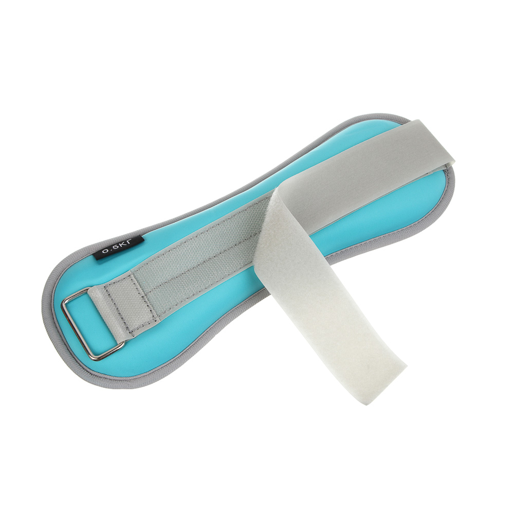 Утяжелители для ног и рук, 2шт по 0,5кг тм BY SPORT, 27x9см, неопрен, металлическая стружка - #4