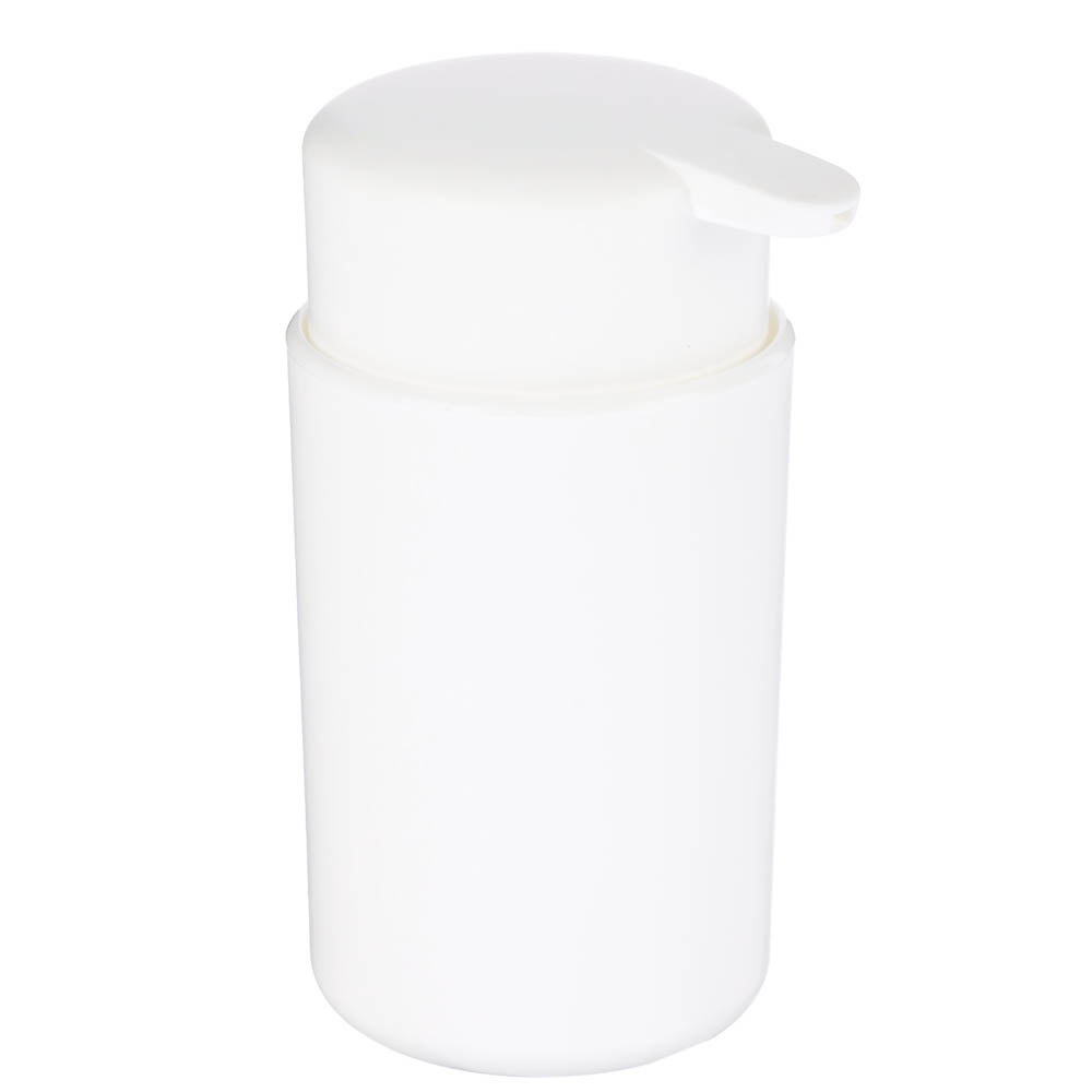 Диспенсер для жидкого мыла Flux, 250мл, белый, 7,5х7,5х14,5см - #1