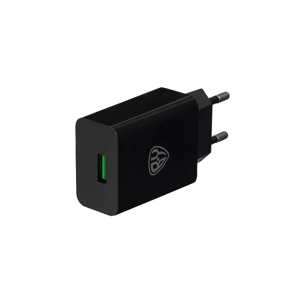 BY Комплект СЗУ Стандарт 18Вт + кабель Type-С, кабель 3А,110-240В,50-60Гц,пластик,чёрный - #4