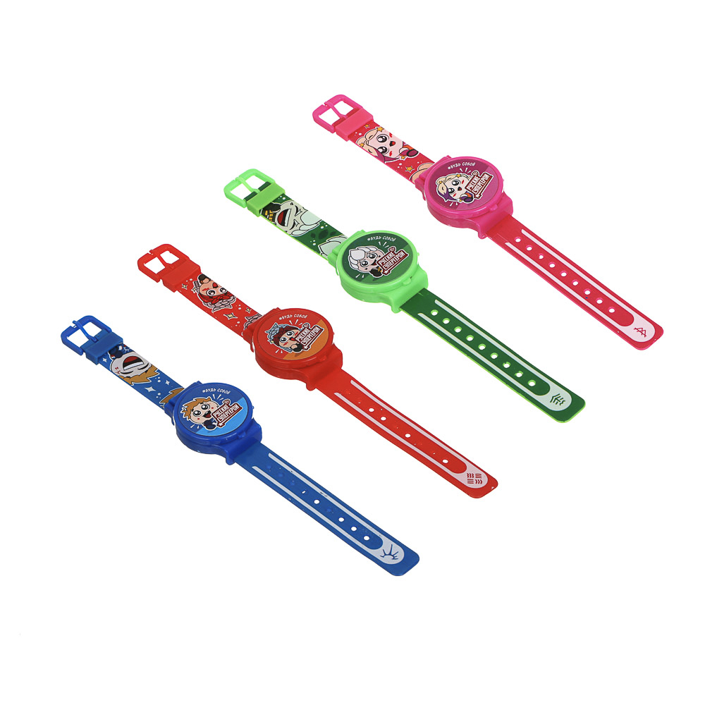 Часы детские электронные "Русские Супергерои", PVC, пластик, 1*LR41, тм BY - #13