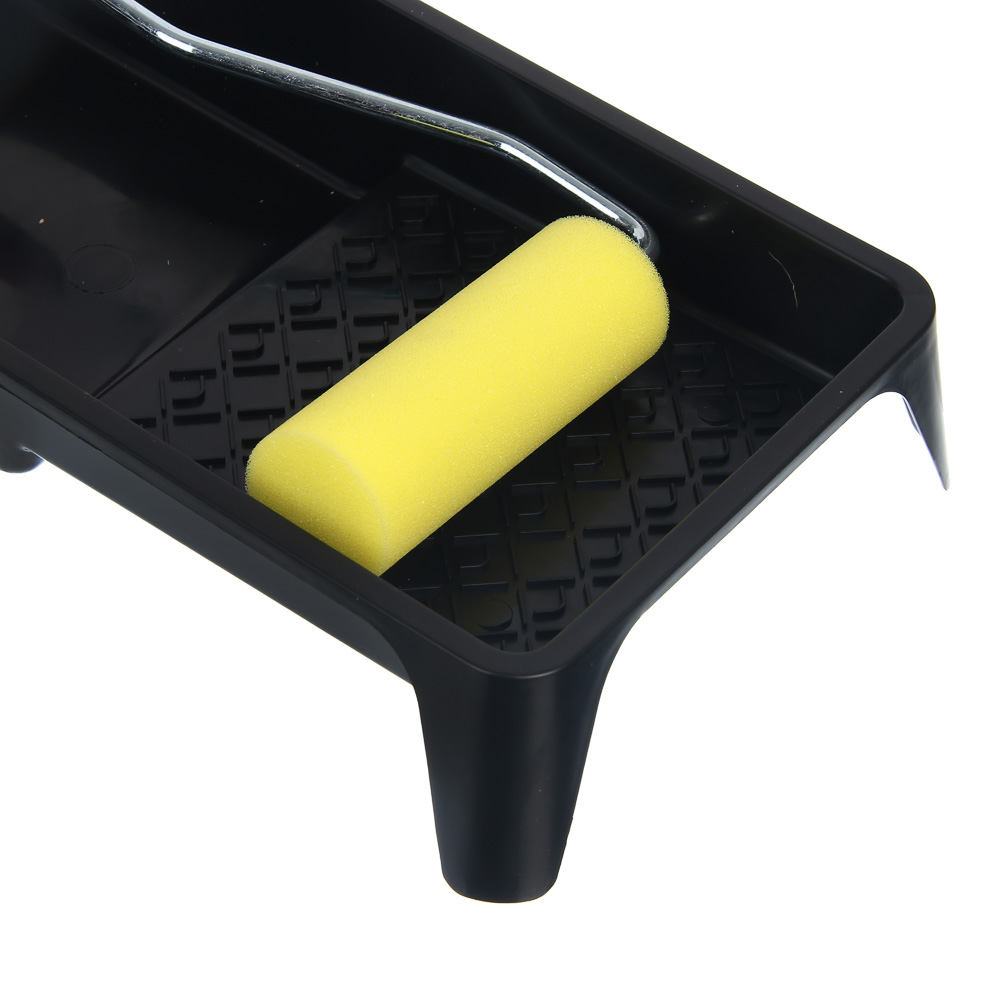 ЕРМАК Набор для малярных работ №4: валик в сборе,ролики запасные,кисть,перчатки,ванночка - #13