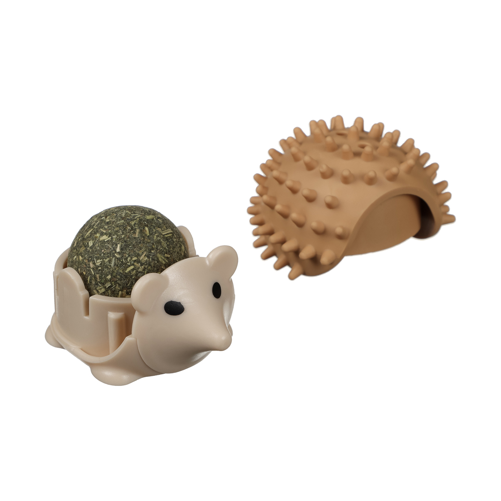 Игрушка-чесалка для кошек тм VETTA, ёжик с мятой, 7,5см - #5