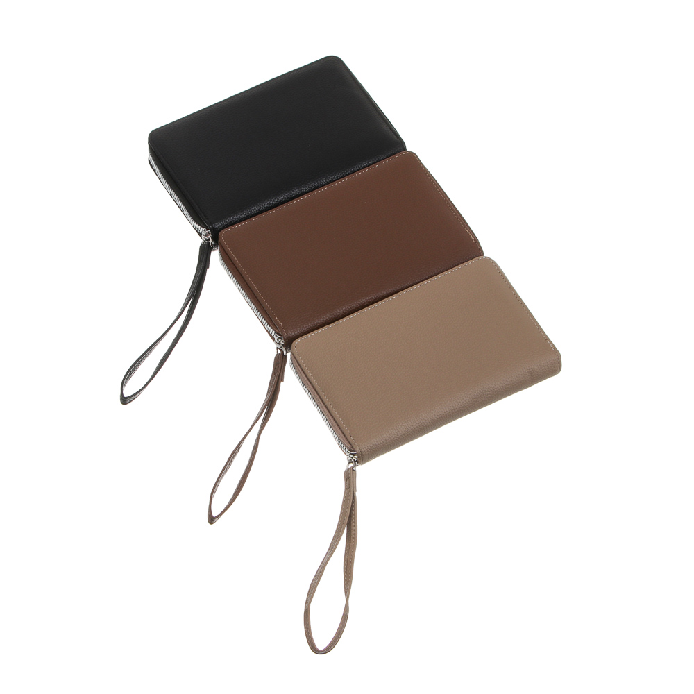 Портмоне-органайзер 20 отделений на молнии тм ЮL Diplomat, ПУ, металл,  19х11х2,5см, 3 цвета - #1