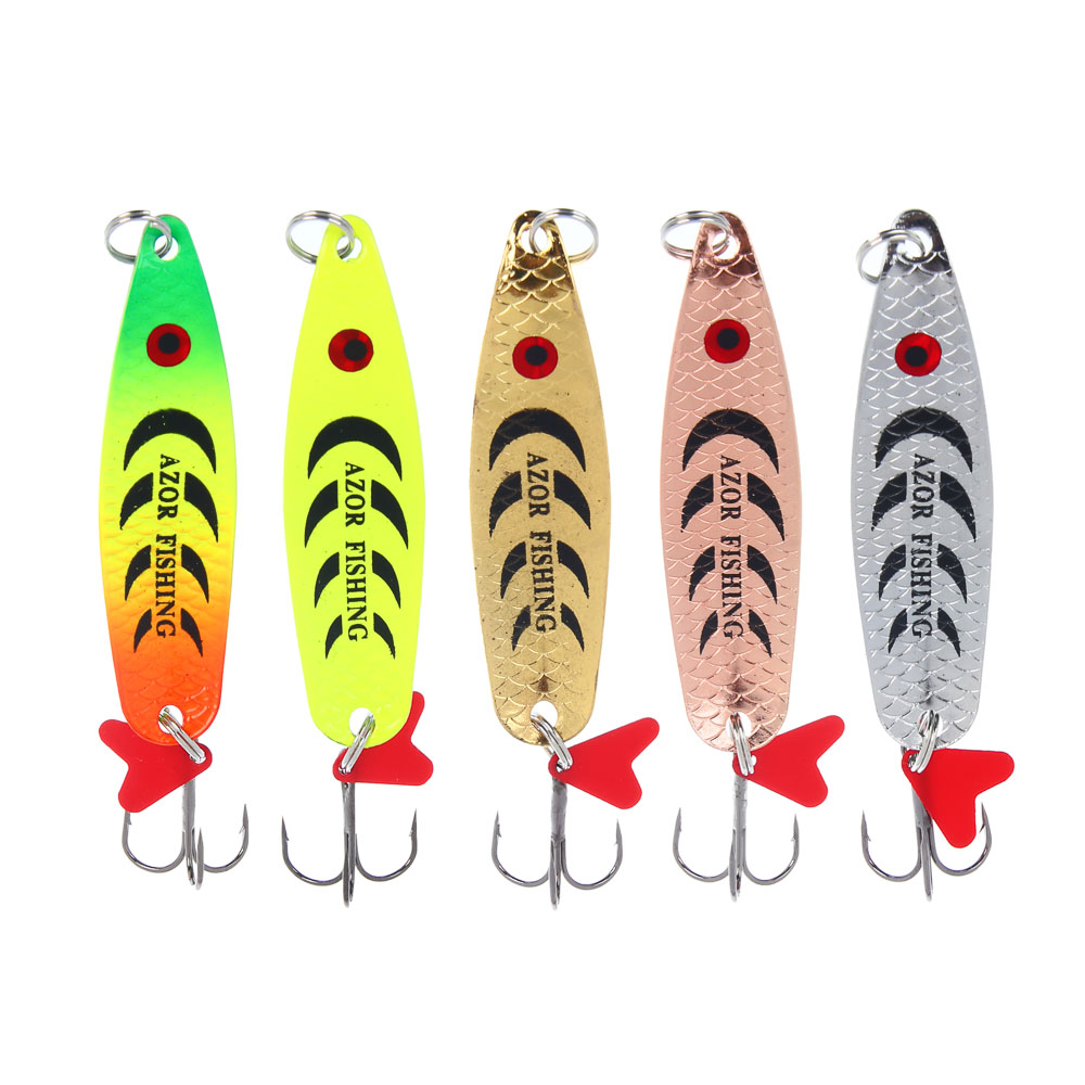 Блесна колеблющаяся тм AZOR FISHING, тип Циклоп, 18 гр., 5 цветов - #1