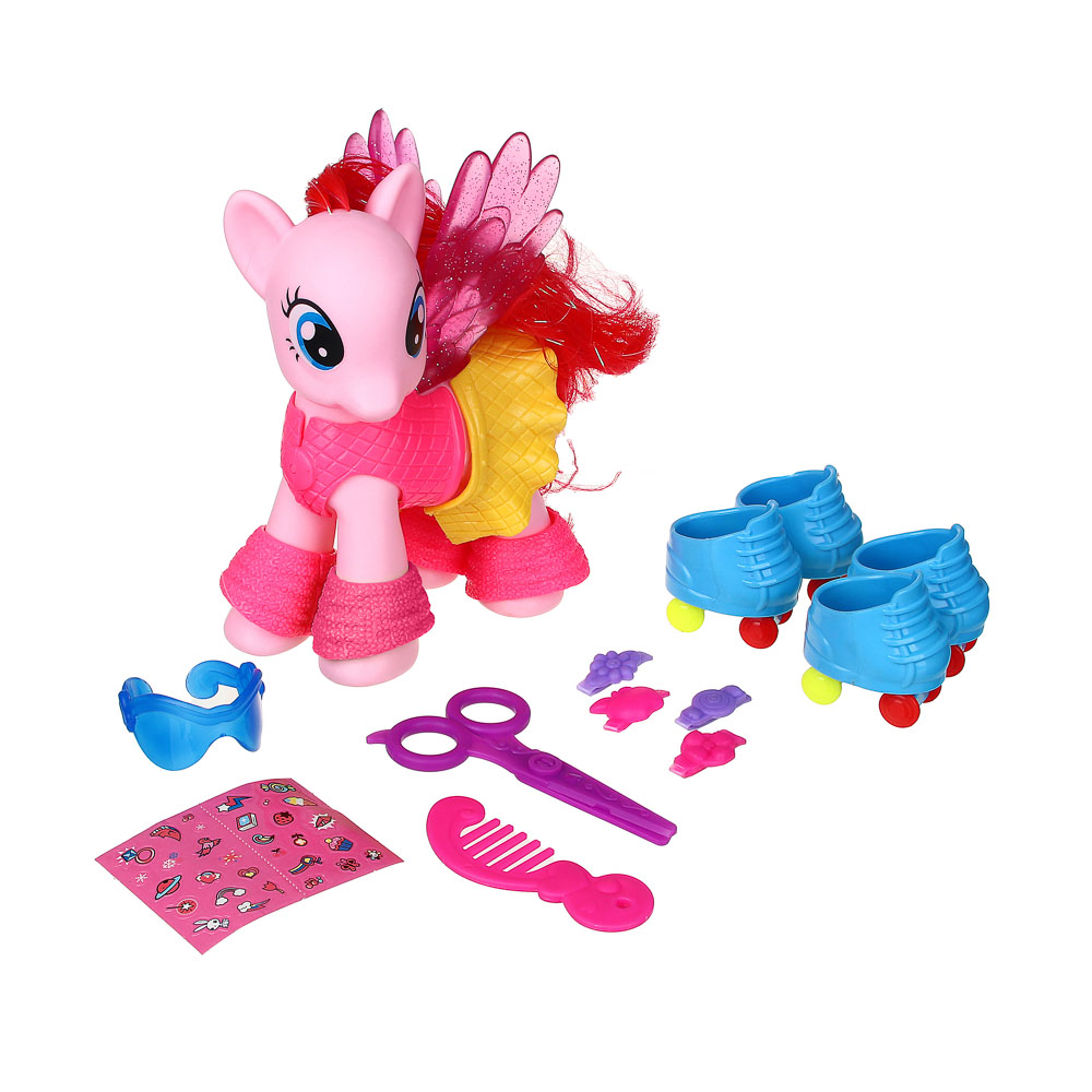 ИГРОЛЕНД Костюмированная вечеринка Пони-клуб, 19 предметов, ABS, PVC, 28х25х11,6 см - #2