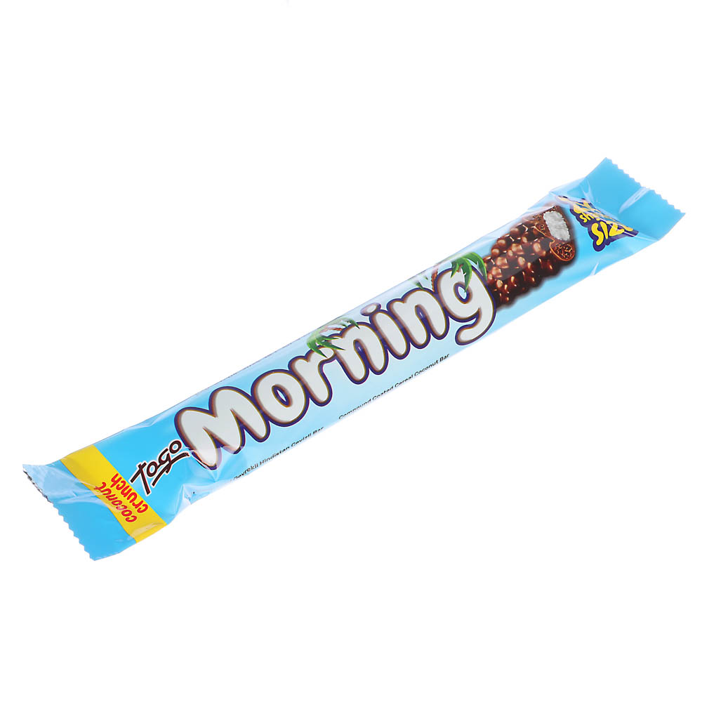 Батончик "Morning" с кокосом, покрытый молочным шоколадом с воздушными злаками 50 г. - #2