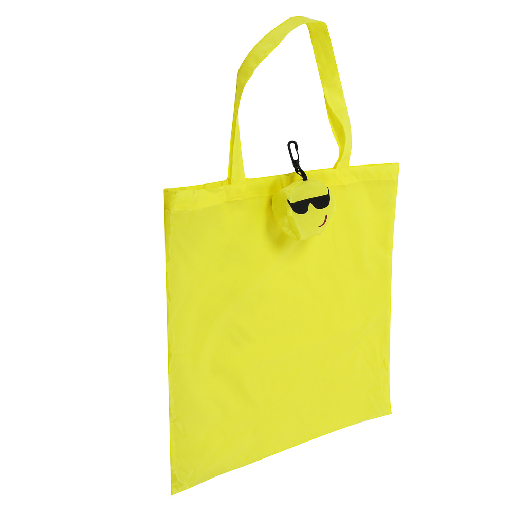 VETTA Сумка складная, смайлик, 39х40 см, ручка 25 см - #3