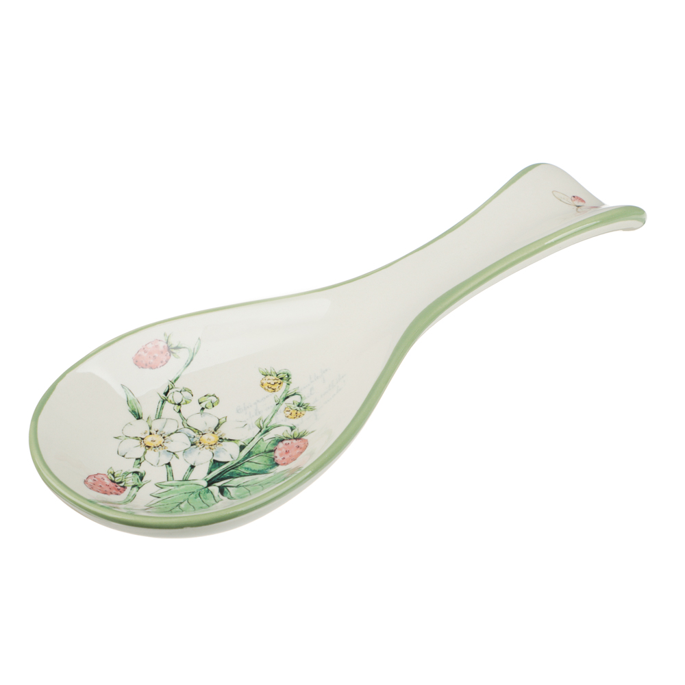 MILLIMI Земляника Подставка под ложку, 24х9х2,5см, керамика - #4