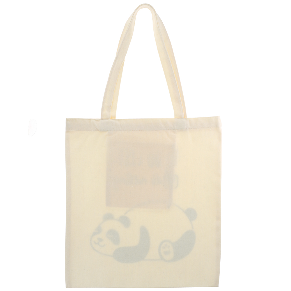 Сумка-шоппер, "Панды/Капибары", 38x42см, длина ручек 58 см, внутр. карман, полиэстер, 6 дизайнов - #13