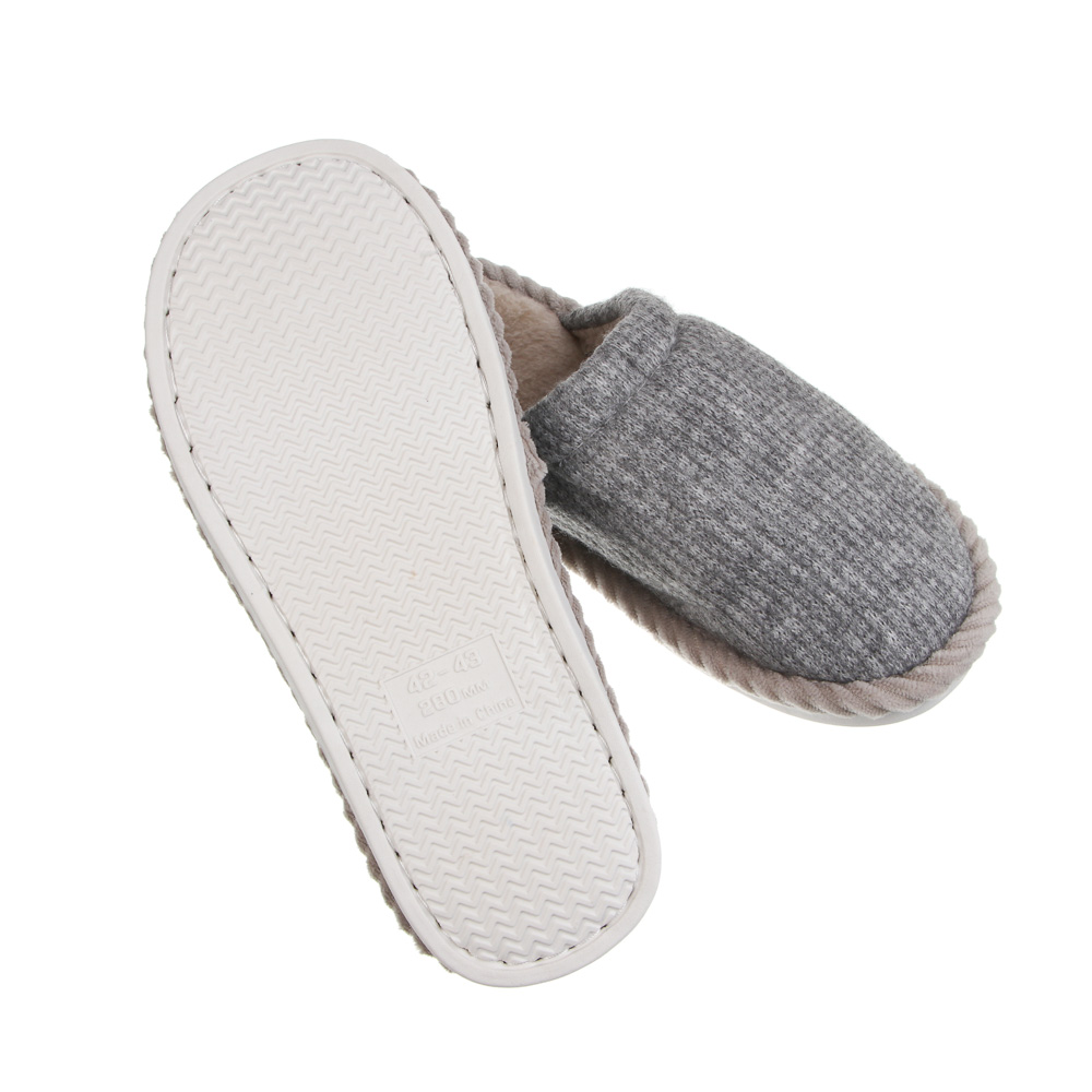 Обувь домашняя, размер 42-43, цвет серый, #3 - #4